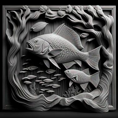 3D модель Liof аквариумные рыбки рыбки (STL)